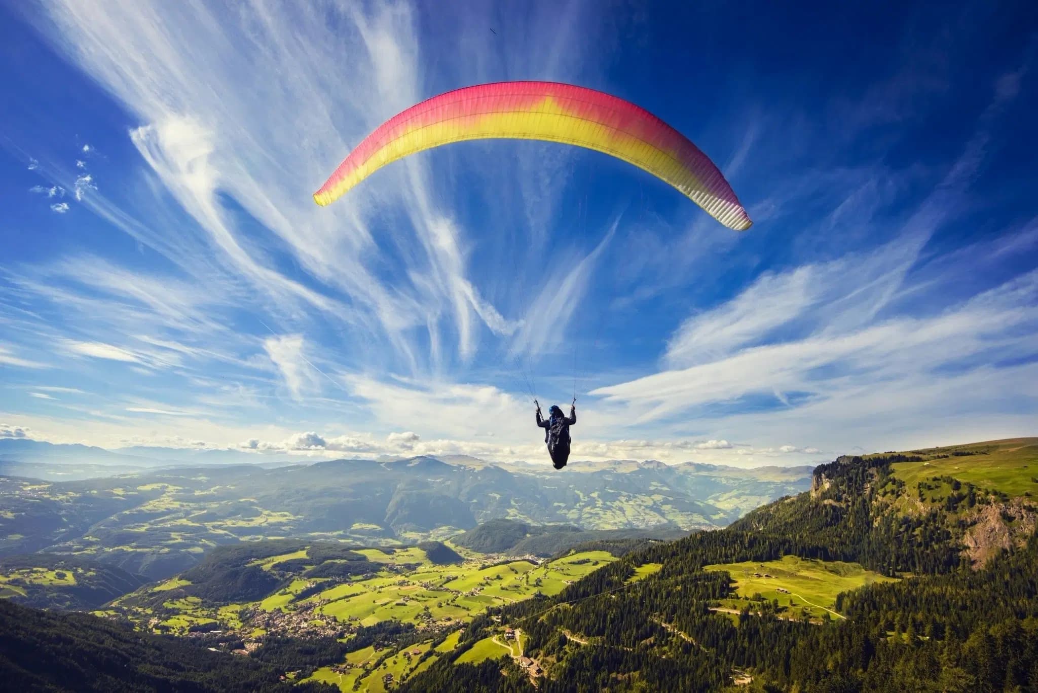 Paragliding/Tibet